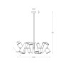 Подвесной светильник MAYTONI GIRO MOD095PL-10BS